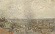 Vincent Van Gogh View of Paris from Montmartre (nn04) oil painting picture wholesale